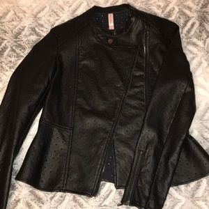Xhilaration Star Leather Jacket